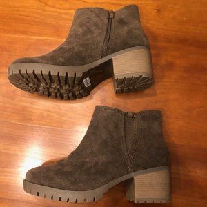 Torrid Faux Suede Chelsea Boots